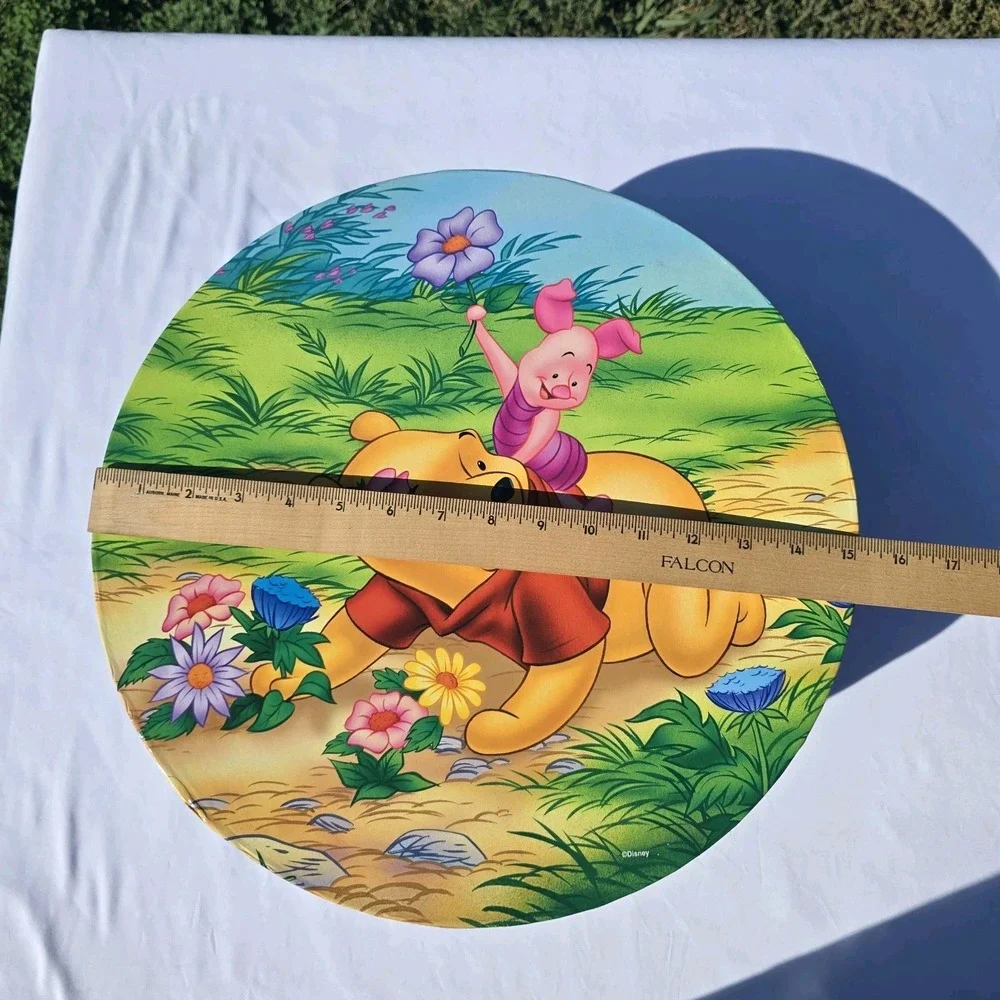 RARE VINTAGE 1990'S DISNEY'S WINNIE THE POOH SET OF 5 NESTED ROUND HAT BOXES NEW
